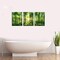 Summer Green Forest Canvas Wall Decor 12x16 inches, Home Decor with Natural Light Elements, Minimalist Canvas Print for Living Room, Bedroom, or Hallway -3 Panels Sunrise Landscape Modern Nature Art